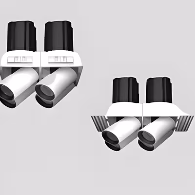 13 Adjustable Quadruple Square Downlight